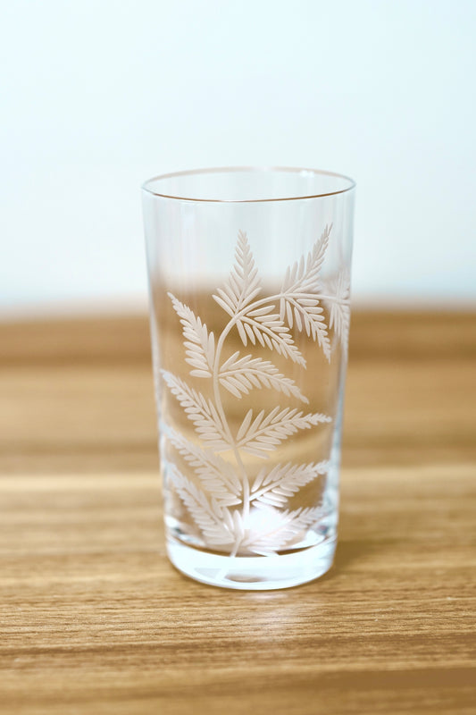 Hirota Glass Tumbler "Leaf" 150ml UR-73