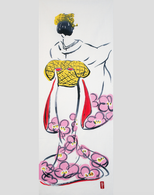 Tea towel Dancing Figure - MONOLAB