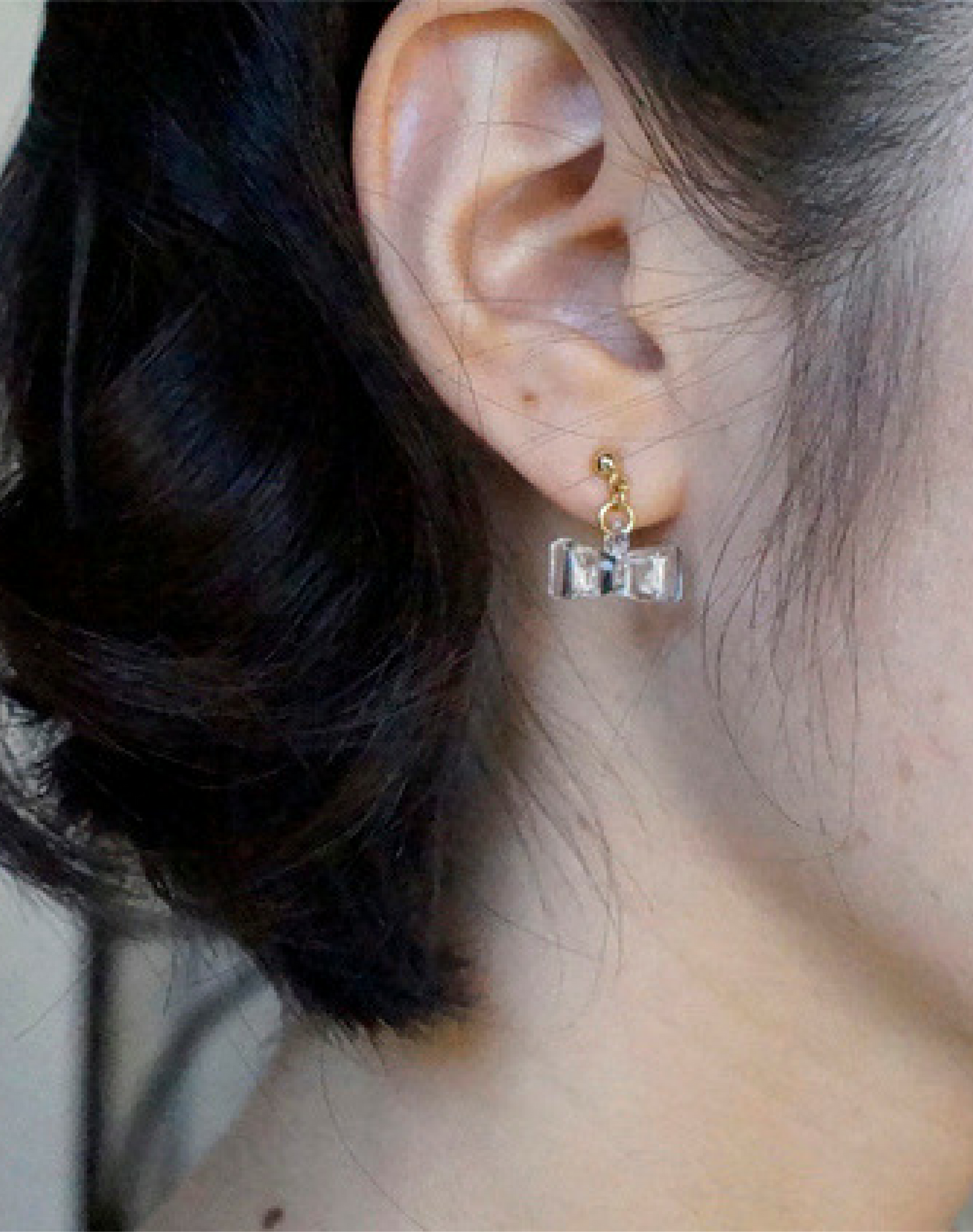 japan handmade glass jewellery pierce