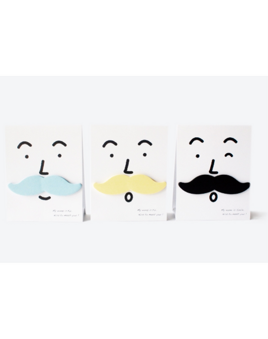 Sticky note Mustache it