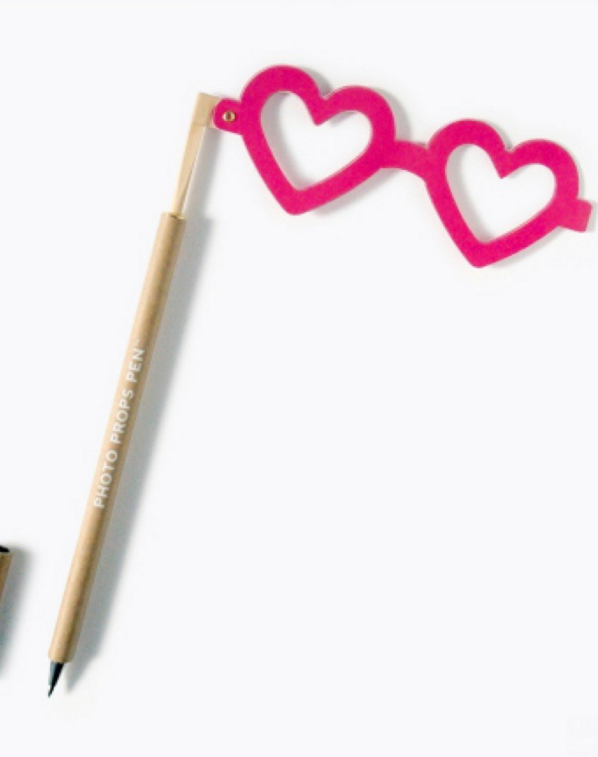 Photo props pen heart