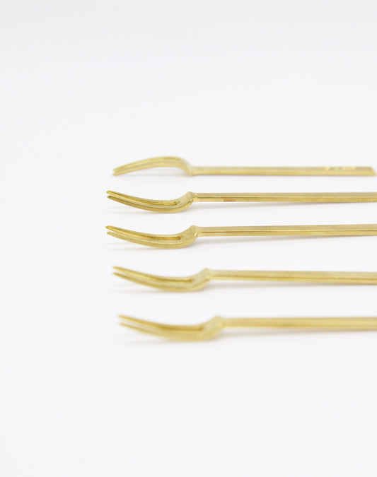 Brass Fork set of 5 - MONOLAB