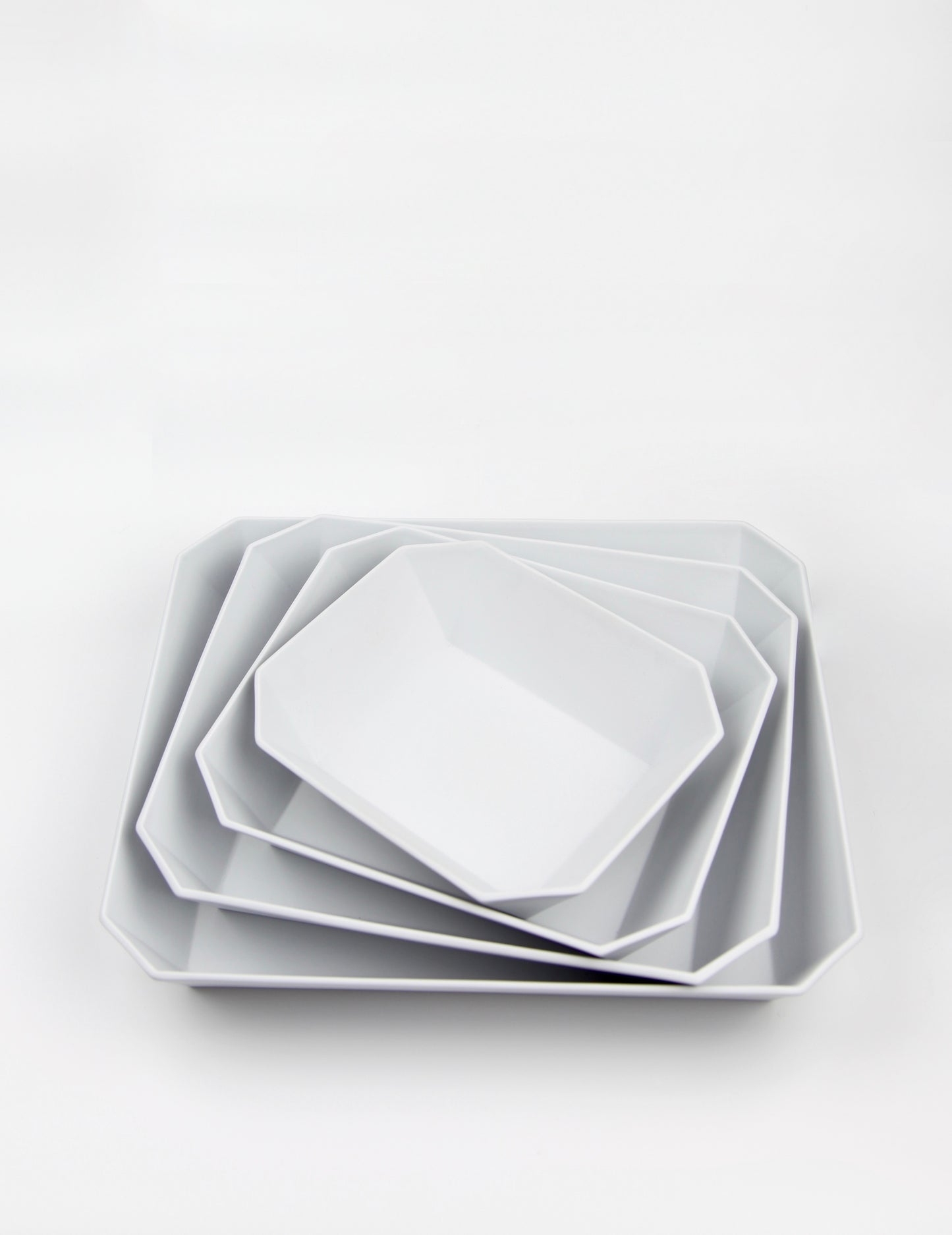 TY Square bowl Plain Gray 150 - MONOLAB