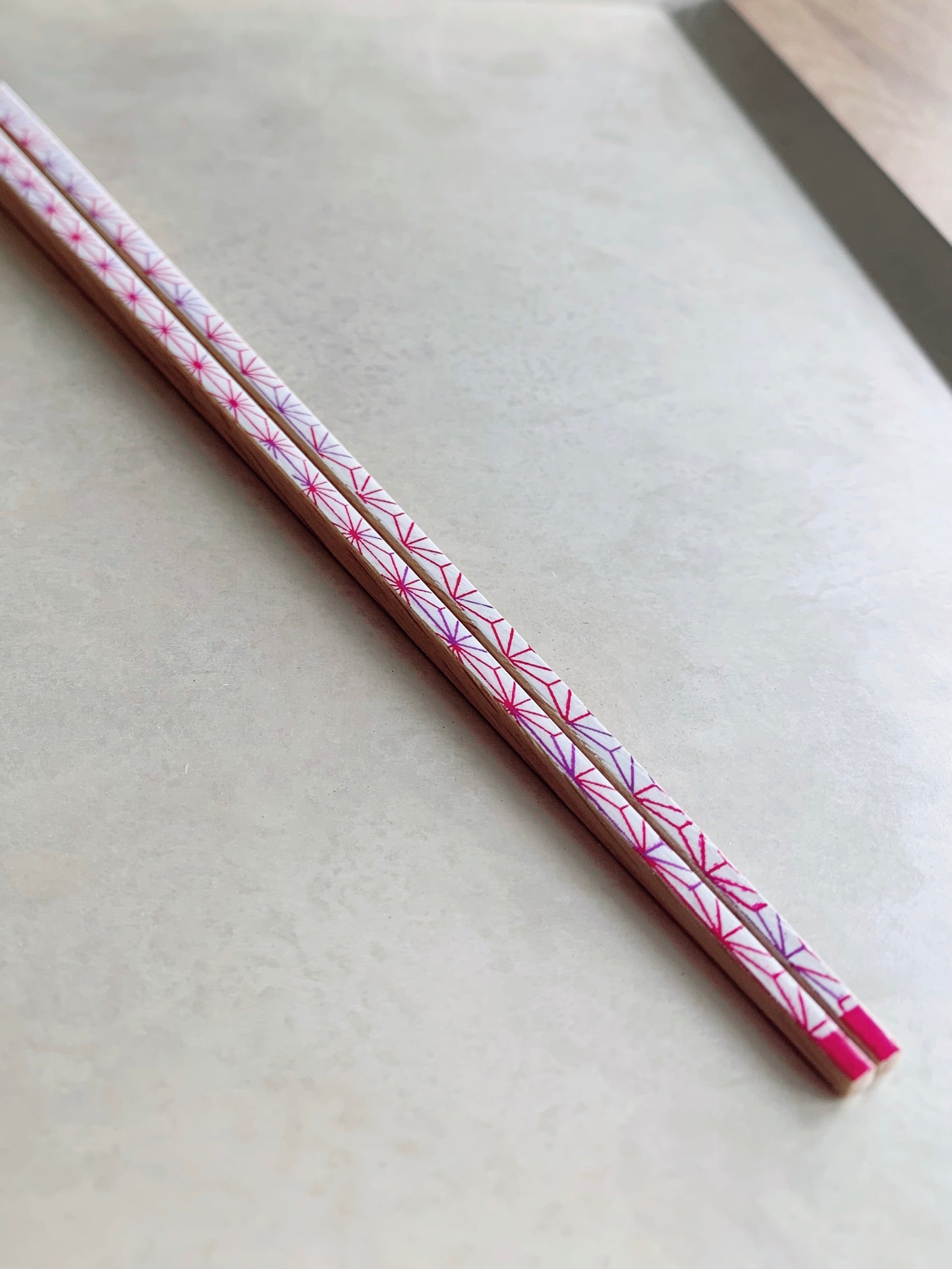 Chopsticks Asanoha Red