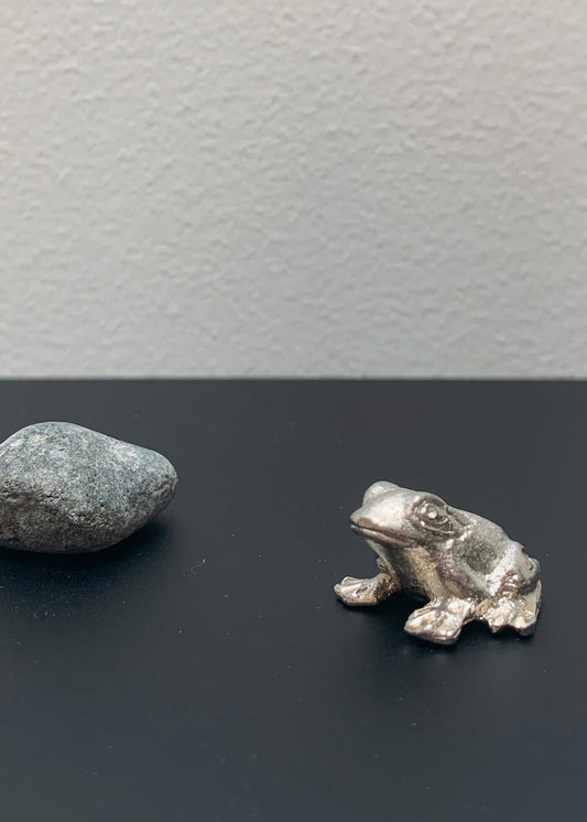 Vase Accessory Frog and Stone set