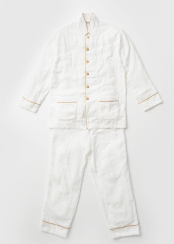 Layered Gauze Pajama Set Large