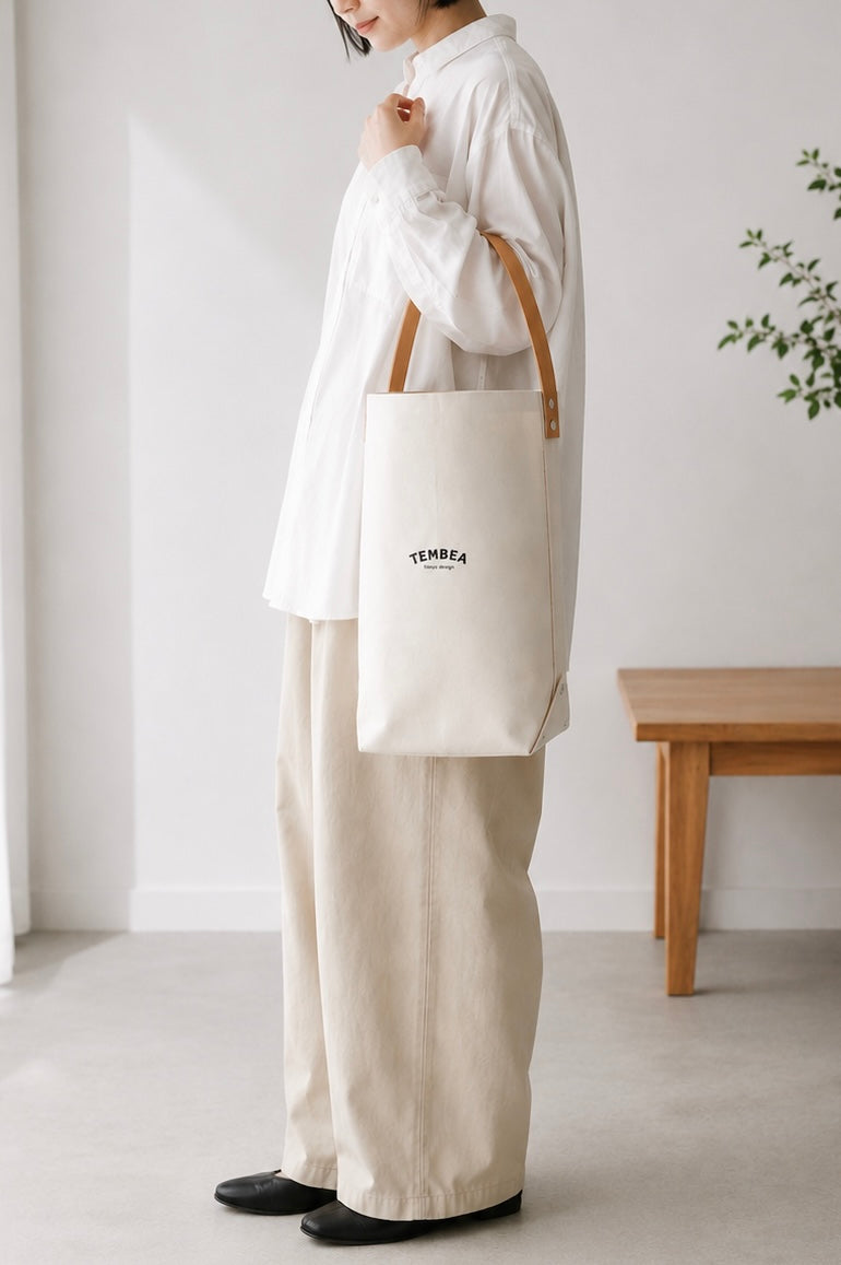 TEMBEA BAGUETTE TOTE Japanese canvas tote bag made in Japan
