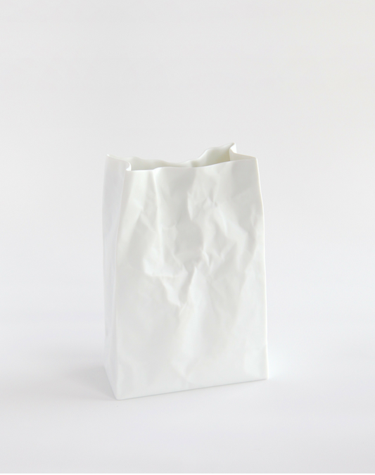 Makoto Komatsu vase paper bag moma