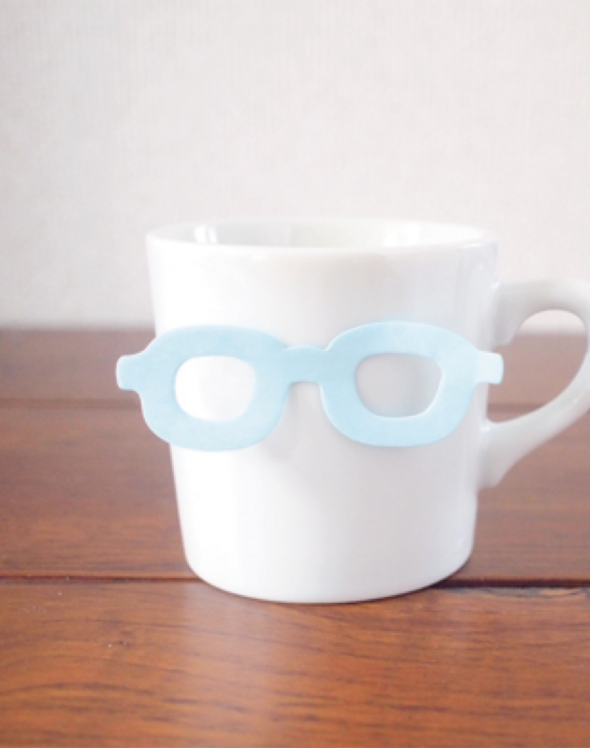 Sticky note glass it blue for your mug