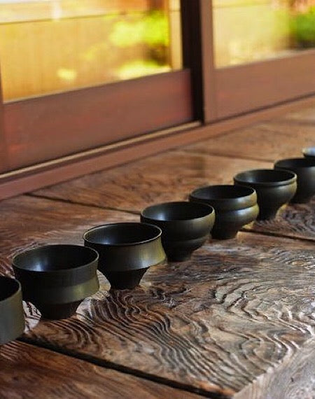 TSUMUGI Wooden Bowl HISAGO Black