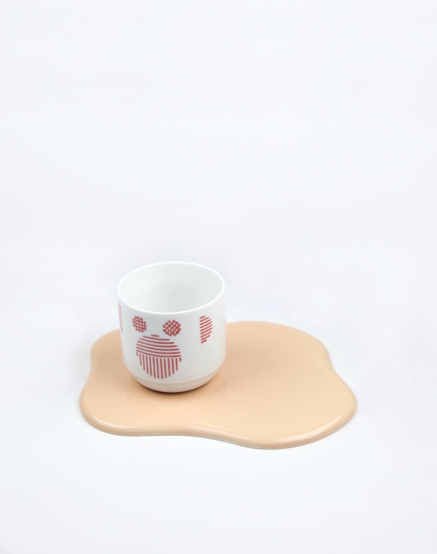 TAF pottery tray apricot GS030 - MONOLAB