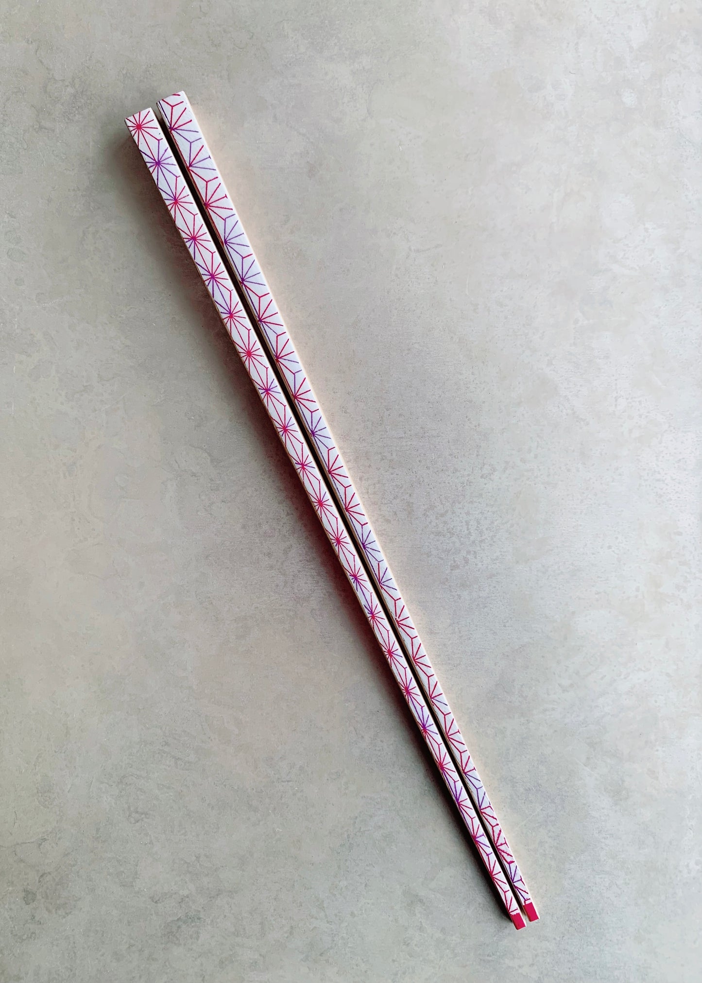 Chopsticks Asanoha Red
